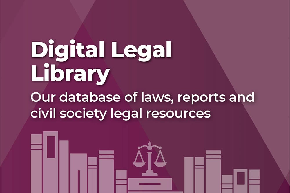 ICNL's Digital Legal Library - landing page button